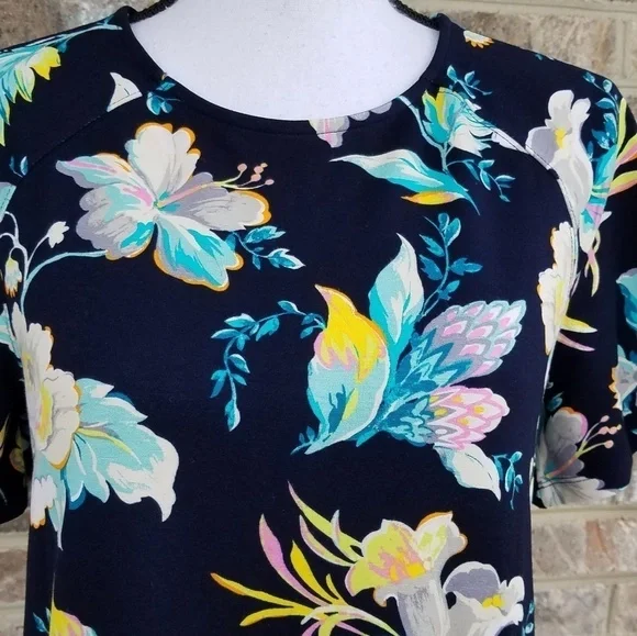 Nwt Ann Taylor S SMALL Floral Print Pull On Dress - Picture 3 of 8